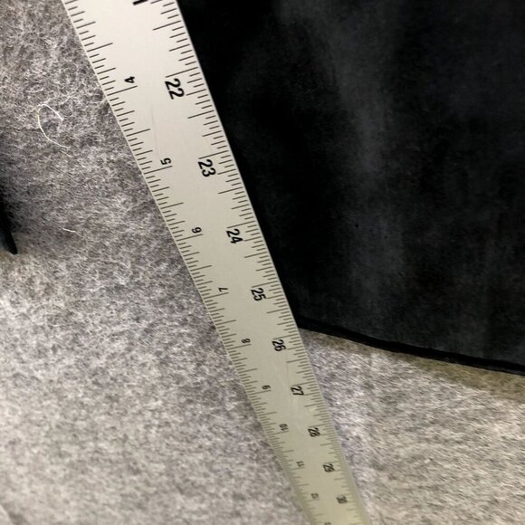 Anthropologie High Rise Tapered Pants Womens S Black Buckle Front Relaxed Modal - Picture 8 of 10